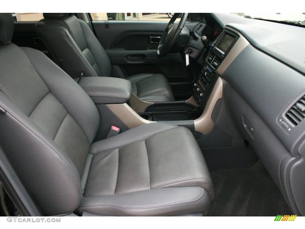 Gray Interior 2007 Honda Pilot EX-L Photo #42828726