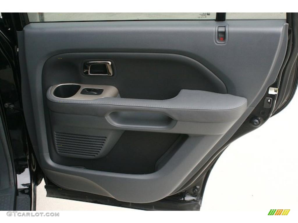 2007 Honda Pilot EX-L Gray Door Panel Photo #42828886