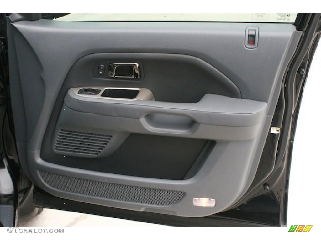 2007 Honda Pilot EX-L Gray Door Panel Photo #42828901