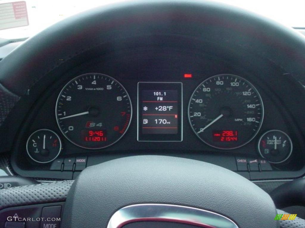 2008 Audi S4 4.2 quattro Sedan Gauges Photo #42828970