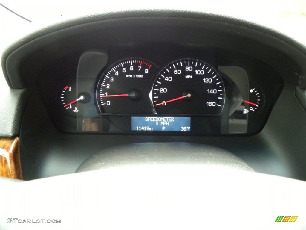 2009 Cadillac SRX V8 Gauges Photo #42833094