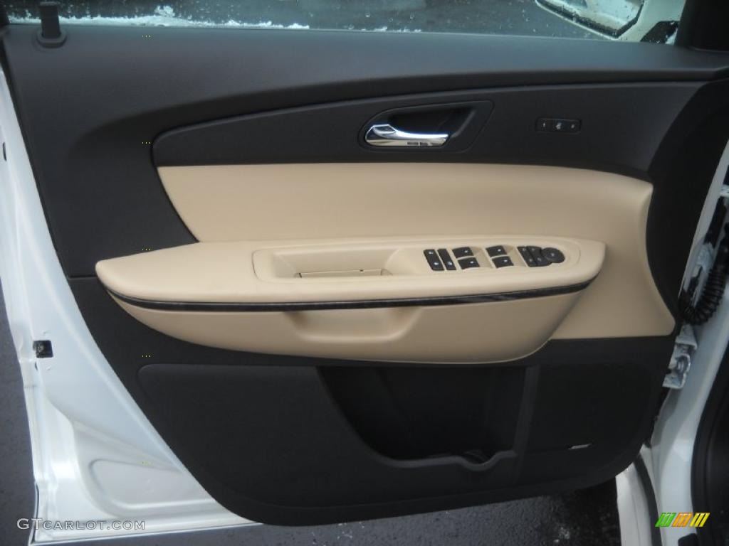 2011 GMC Acadia Denali AWD Cashmere Door Panel Photo #42833846