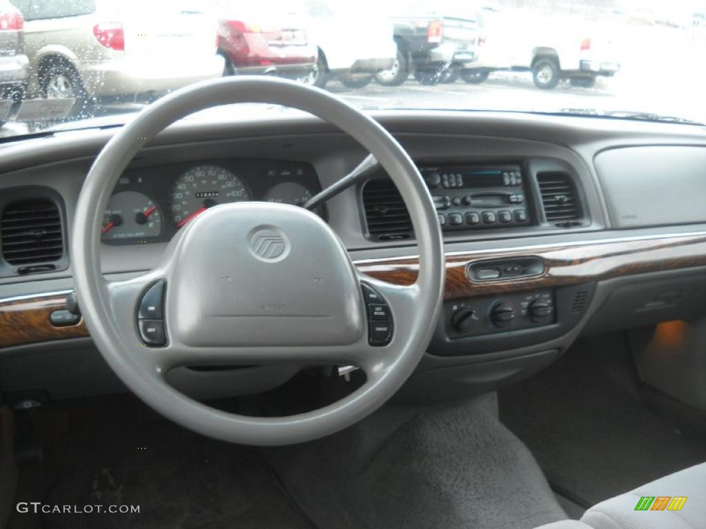 1999 Mercury Grand Marquis GS Light Graphite Dashboard Photo #42834562
