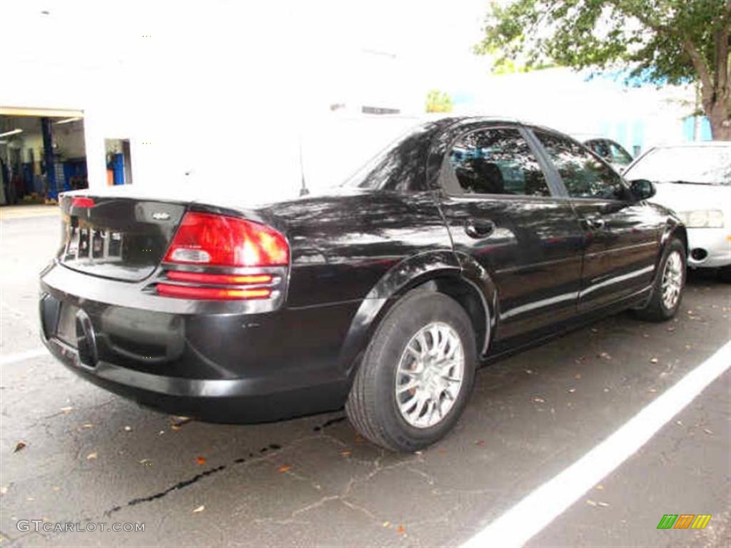 2006 Stratus SXT Sedan - Brilliant Black / Dark Slate Grey photo #3