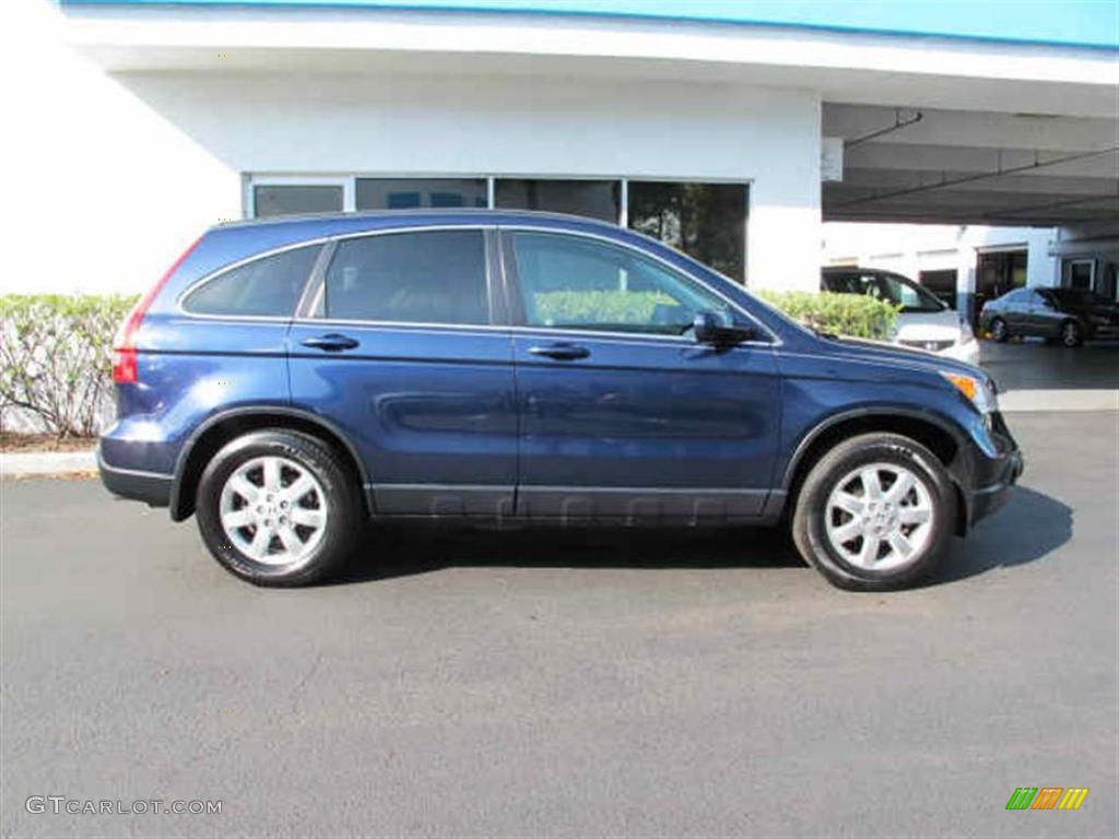 2007 CR-V EX-L - Royal Blue Pearl / Black photo #2