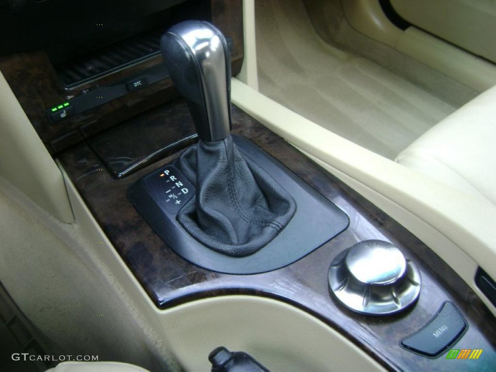 2005 5 Series 530i Sedan - Jet Black / Beige photo #16