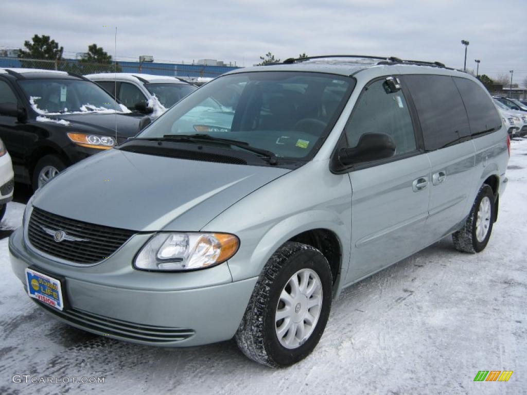 2003 Town & Country LX - Satin Jade Pearl / Taupe photo #1