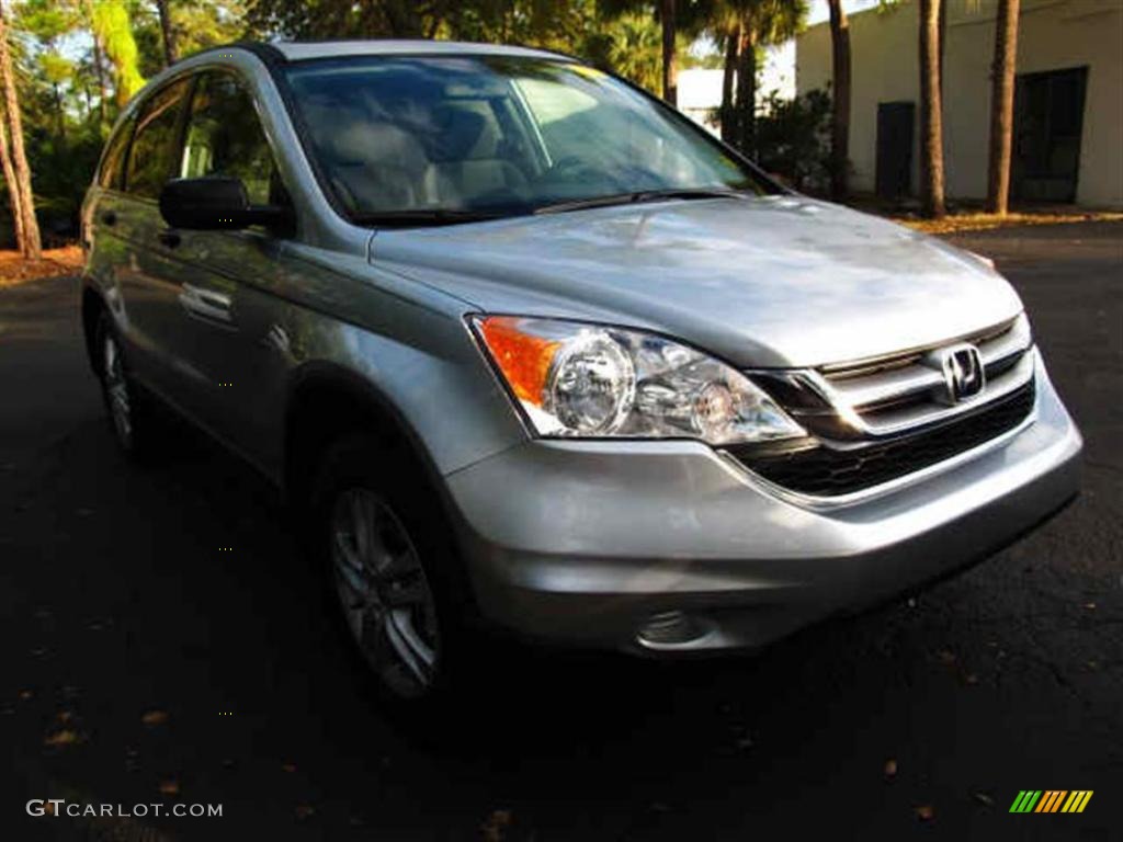 2011 CR-V EX - Alabaster Silver Metallic / Gray photo #1