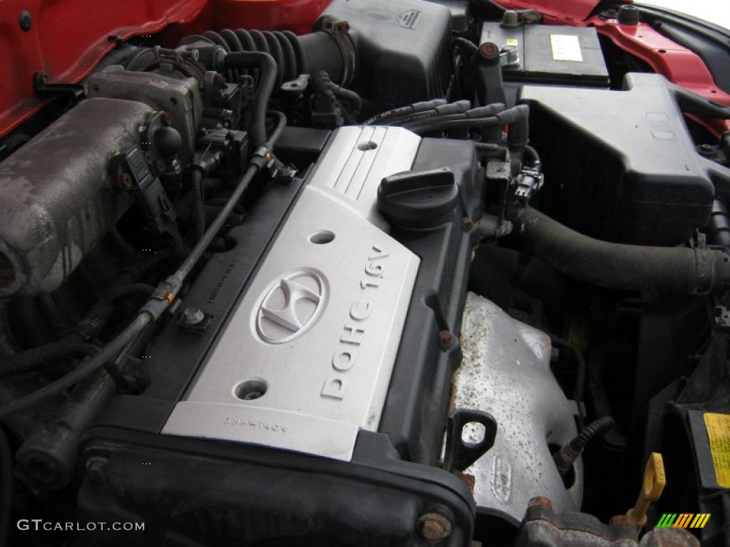 2004 Hyundai Accent GL Sedan 1.6 Liter DOHC 16-Valve 4 Cylinder Engine Photo #42837574