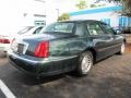 1998 Medium Charcoal Green Metallic Lincoln Town Car Executive  photo #3