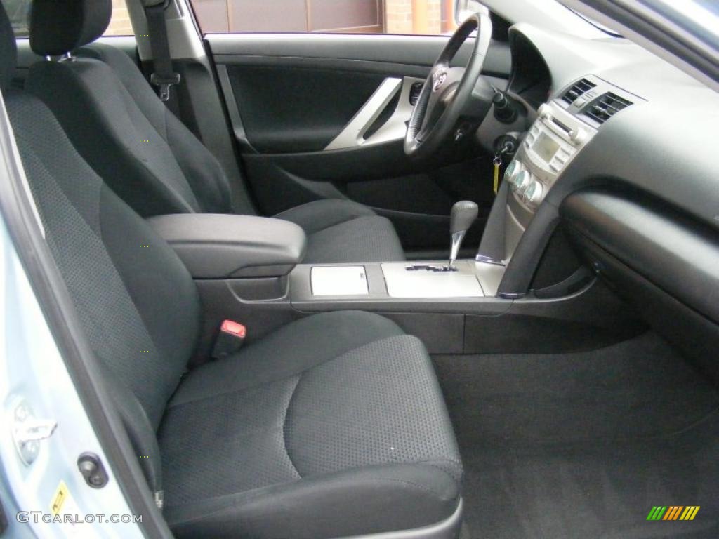 2008 Camry SE - Sky Blue Pearl / Dark Charcoal photo #13