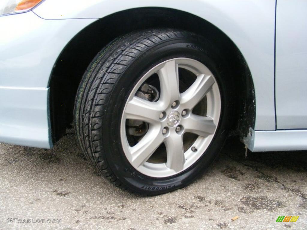 2008 Camry SE - Sky Blue Pearl / Dark Charcoal photo #26