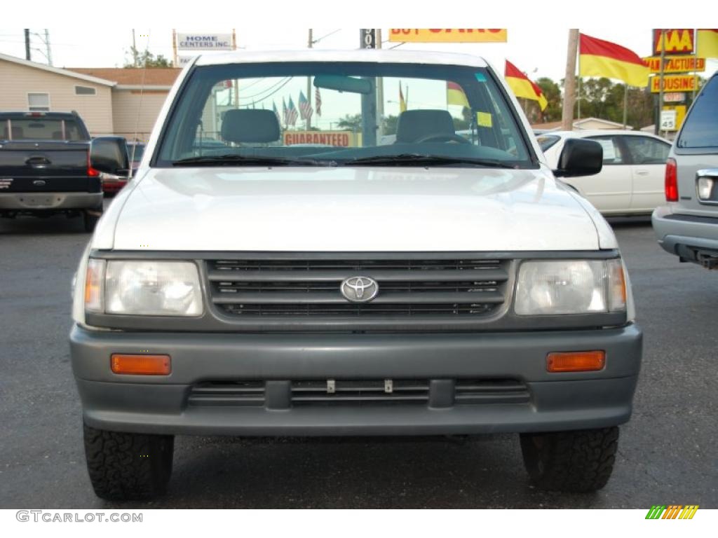 1996 T100 Truck Regular Cab - White / Blue photo #9