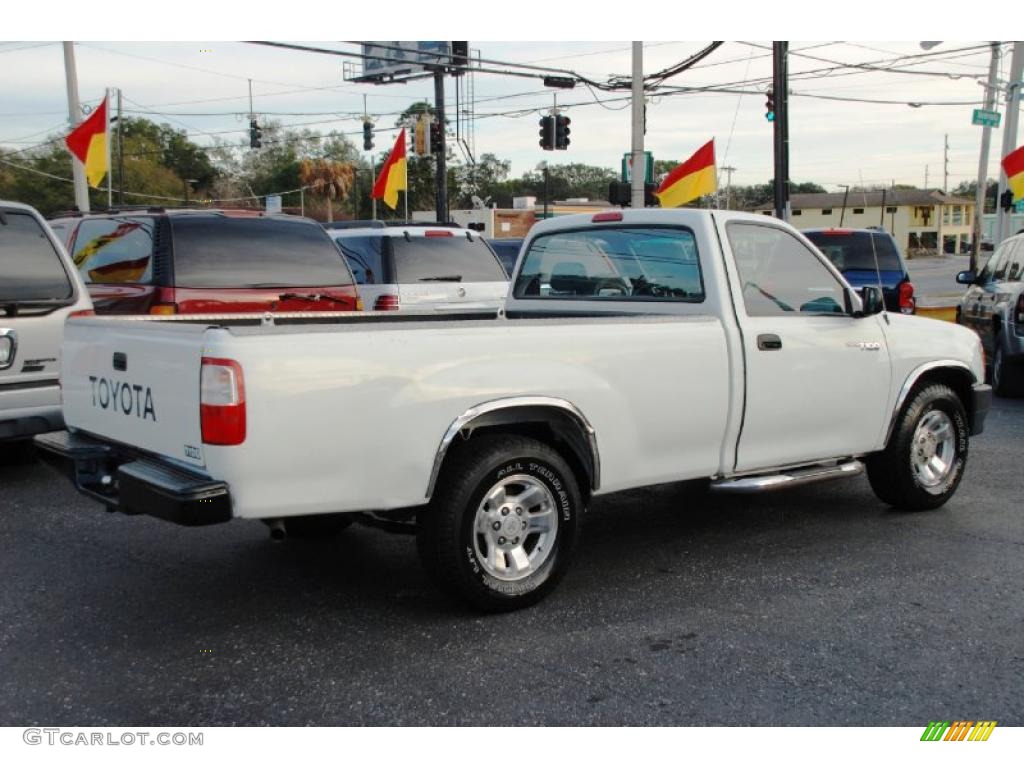 1996 T100 Truck Regular Cab - White / Blue photo #10