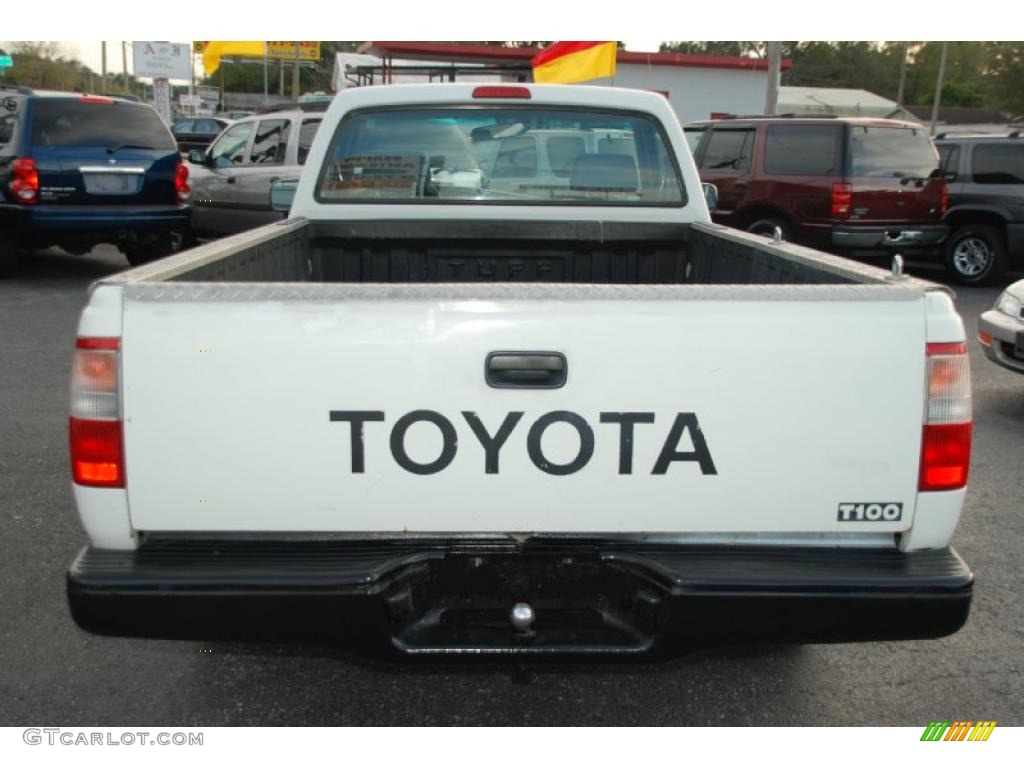 1996 T100 Truck Regular Cab - White / Blue photo #11
