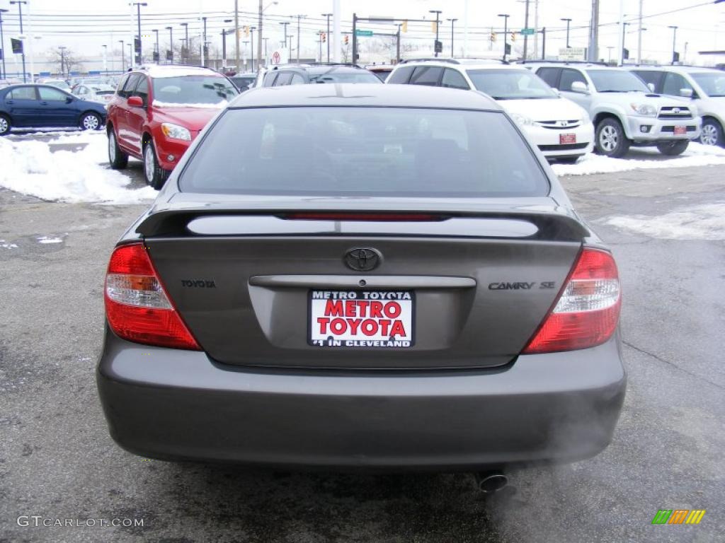 2003 Camry SE - Phantom Gray Pearl / Dark Charcoal photo #4