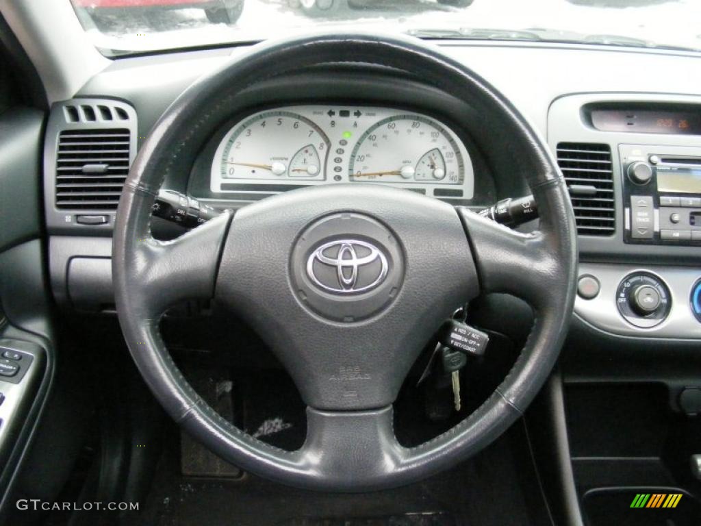 2003 Camry SE - Phantom Gray Pearl / Dark Charcoal photo #16