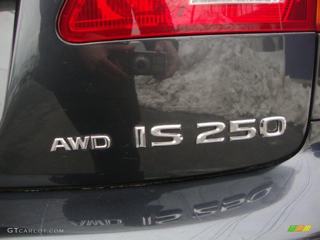 2008 IS 250 AWD - Smoky Granite Mica / Sterling Gray photo #29