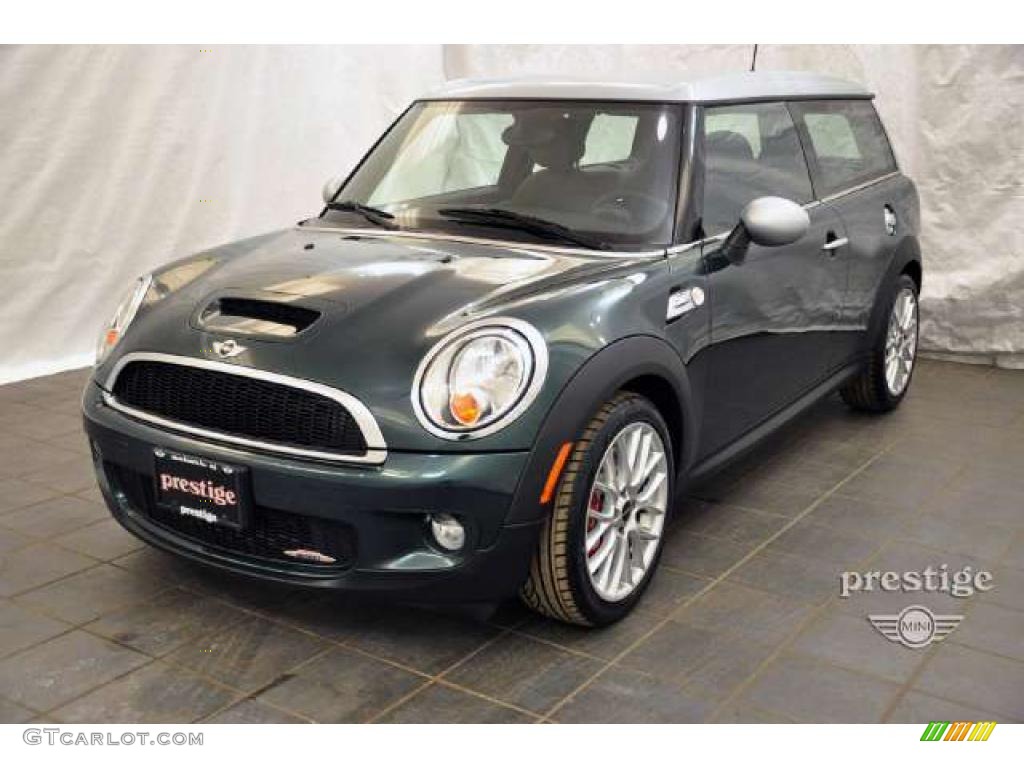 2010 Cooper John Cooper Works Clubman - British Racing Green Metallic / Punch Carbon Black Leather photo #1