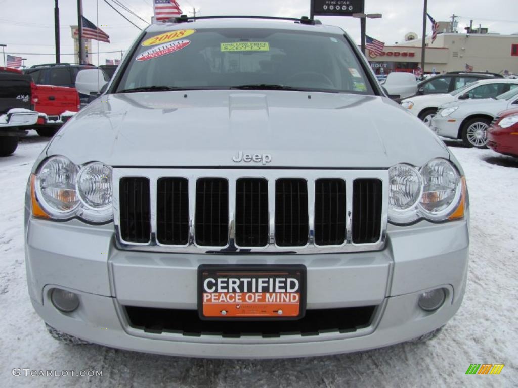 2008 Grand Cherokee Limited 4x4 - Bright Silver Metallic / Dark Slate Gray/Light Graystone photo #23