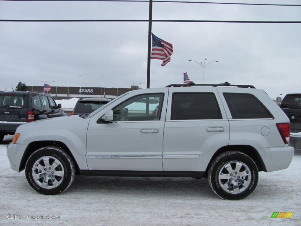 2008 Grand Cherokee Limited 4x4 - Bright Silver Metallic / Dark Slate Gray/Light Graystone photo #25
