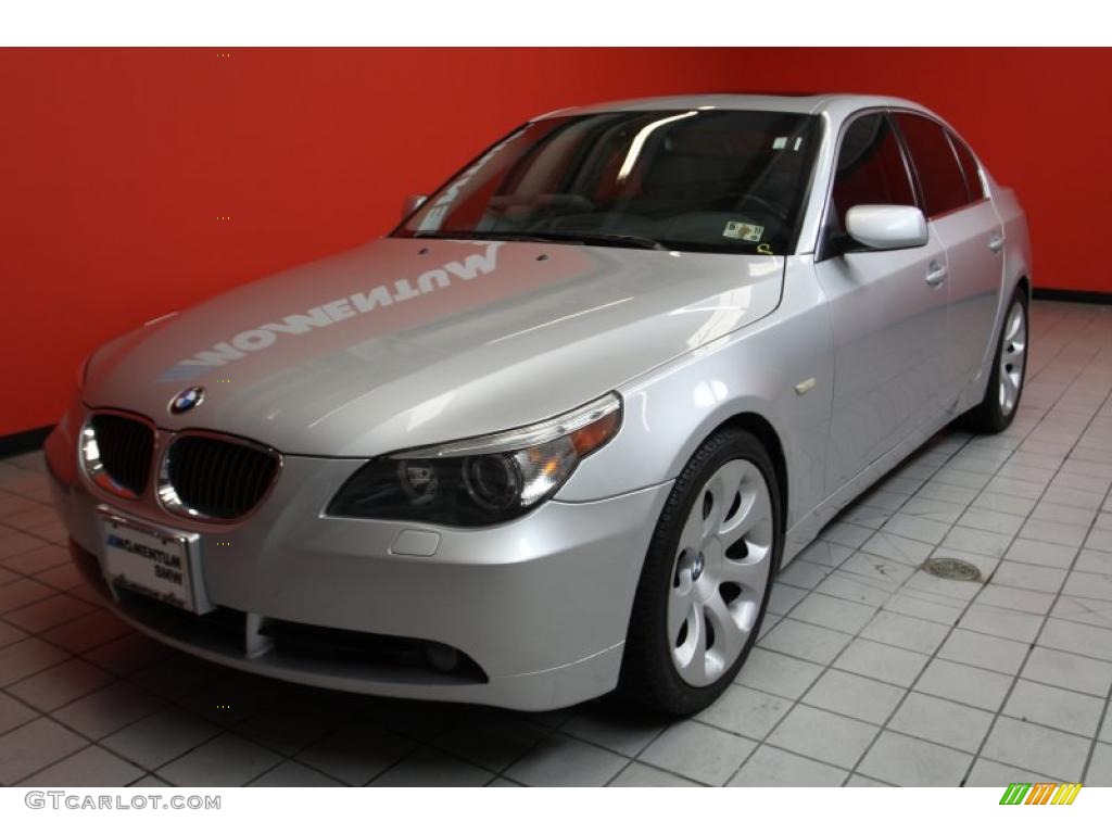 Titanium Silver Metallic 2006 BMW 5 Series 525i Sedan Exterior Photo #42847298