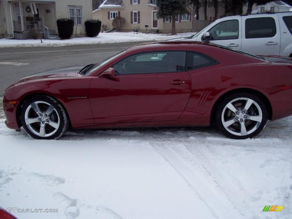 2010 Camaro SS/RS Coupe - Red Jewel Tintcoat / Black photo #6