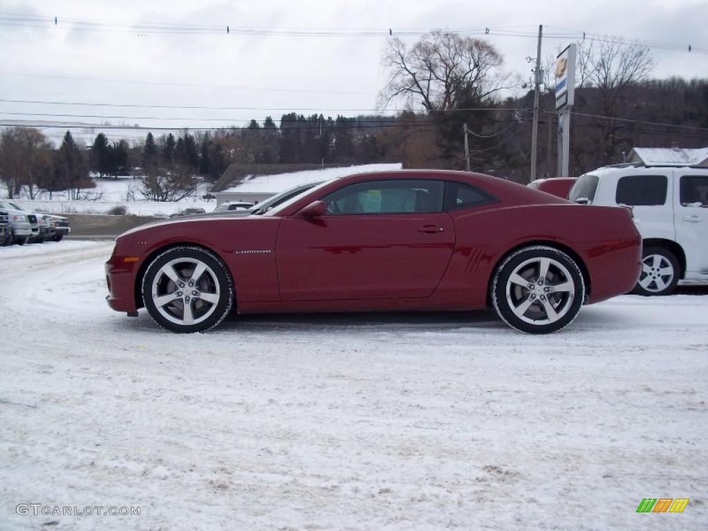 2010 Camaro SS/RS Coupe - Red Jewel Tintcoat / Black photo #34