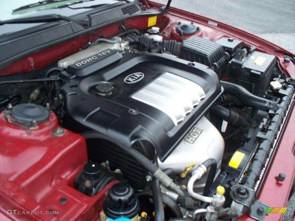 2005 Optima LX - Radiant Red / Beige photo #29