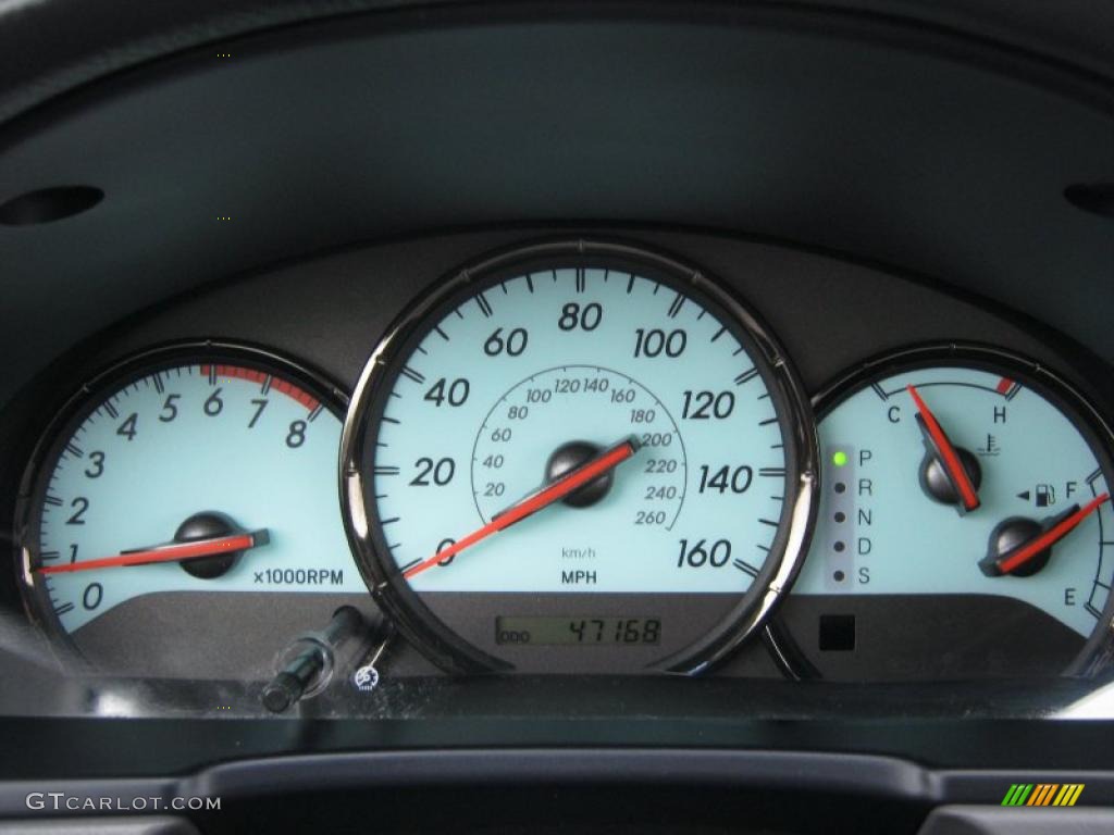 2005 Toyota Solara SLE V6 Coupe Gauges Photo #42850222
