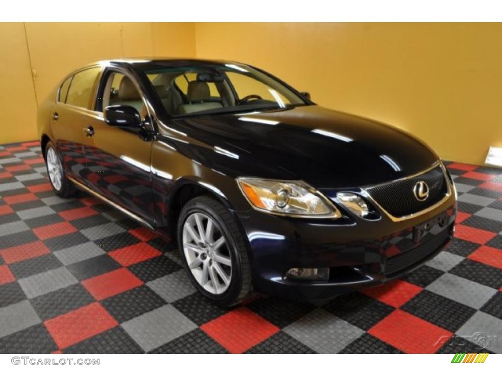2007 GS 350 AWD - Black Sapphire Pearl / Cashmere photo #1