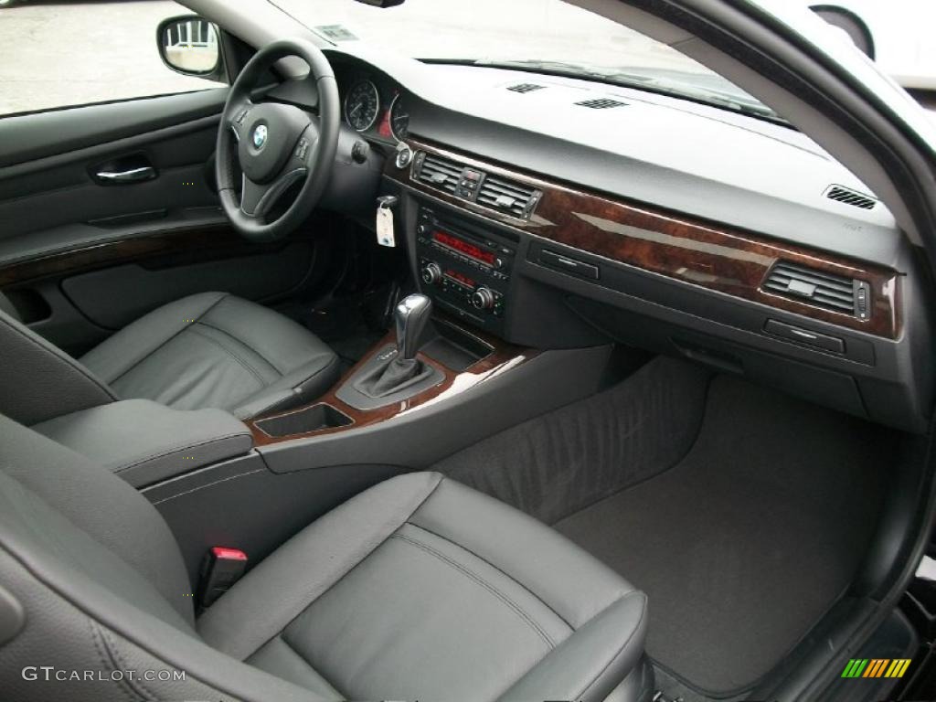 Black Interior 2011 BMW 3 Series 328i xDrive Coupe Photo #42850476
