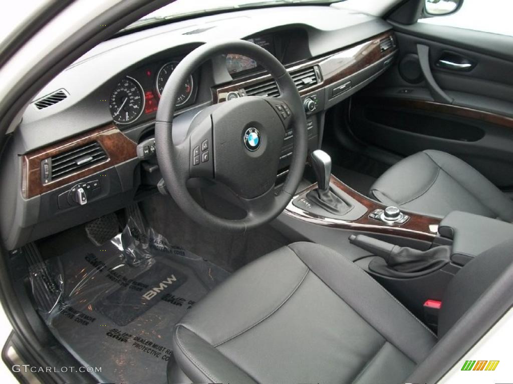 Black Interior 2011 BMW 3 Series 328i xDrive Sedan Photo #42850782