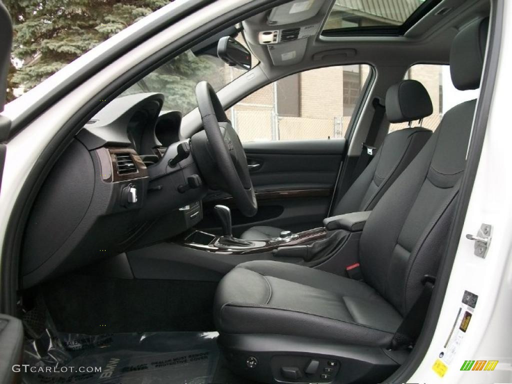 Black Interior 2011 BMW 3 Series 328i xDrive Sedan Photo #42850810