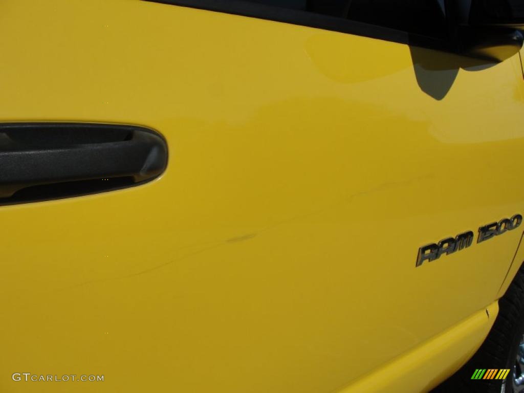 2004 Ram 1500 ST Regular Cab - Solar Yellow / Dark Slate Gray photo #18