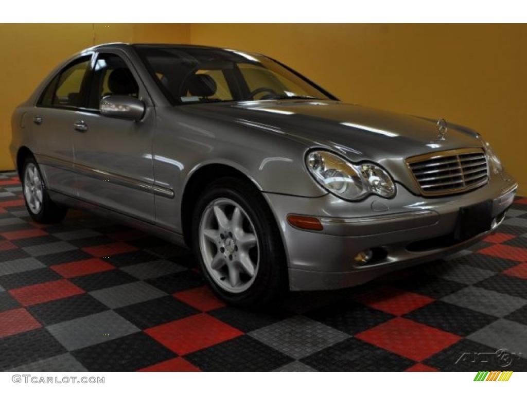 2003 C 240 4Matic Sedan - Pewter Silver Metallic / Charcoal photo #1