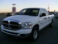 2008 Bright White Dodge Ram 1500 SLT Quad Cab  photo #7