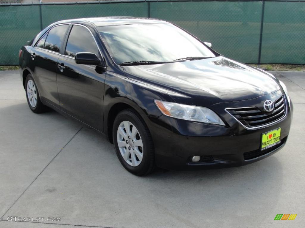 2007 Camry XLE V6 - Black / Ash photo #1