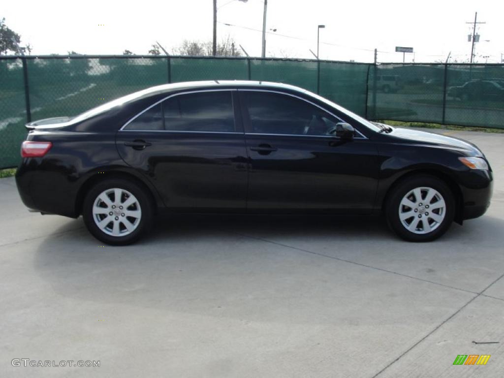 2007 Camry XLE V6 - Black / Ash photo #2