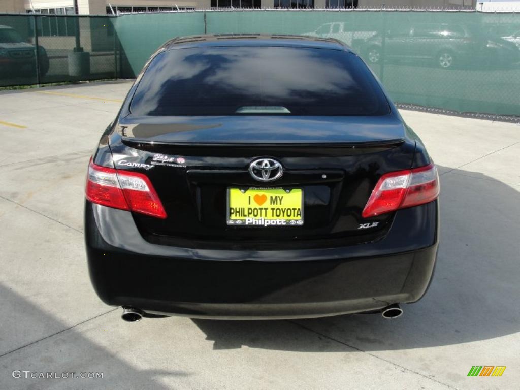 2007 Camry XLE V6 - Black / Ash photo #4