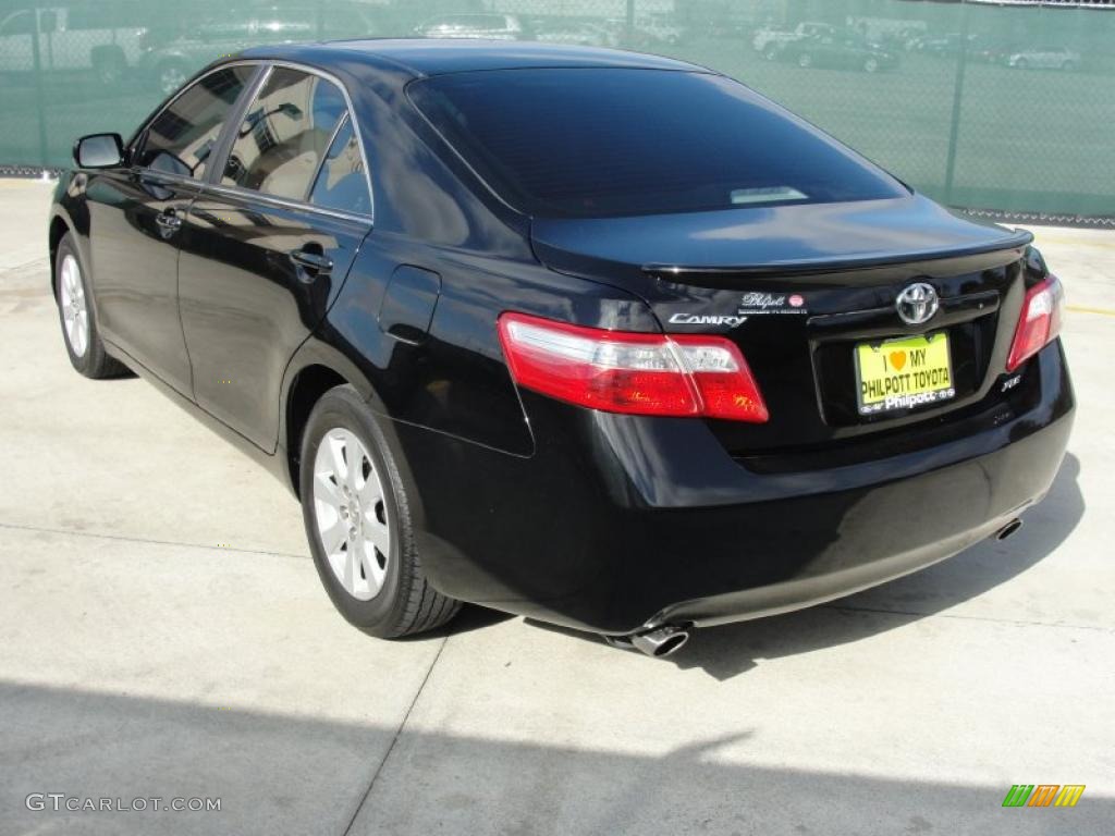 2007 Camry XLE V6 - Black / Ash photo #5