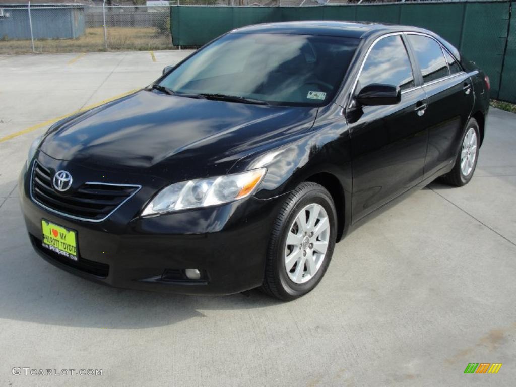 2007 Camry XLE V6 - Black / Ash photo #7