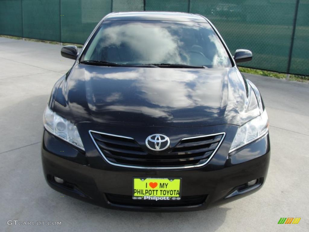 2007 Camry XLE V6 - Black / Ash photo #8
