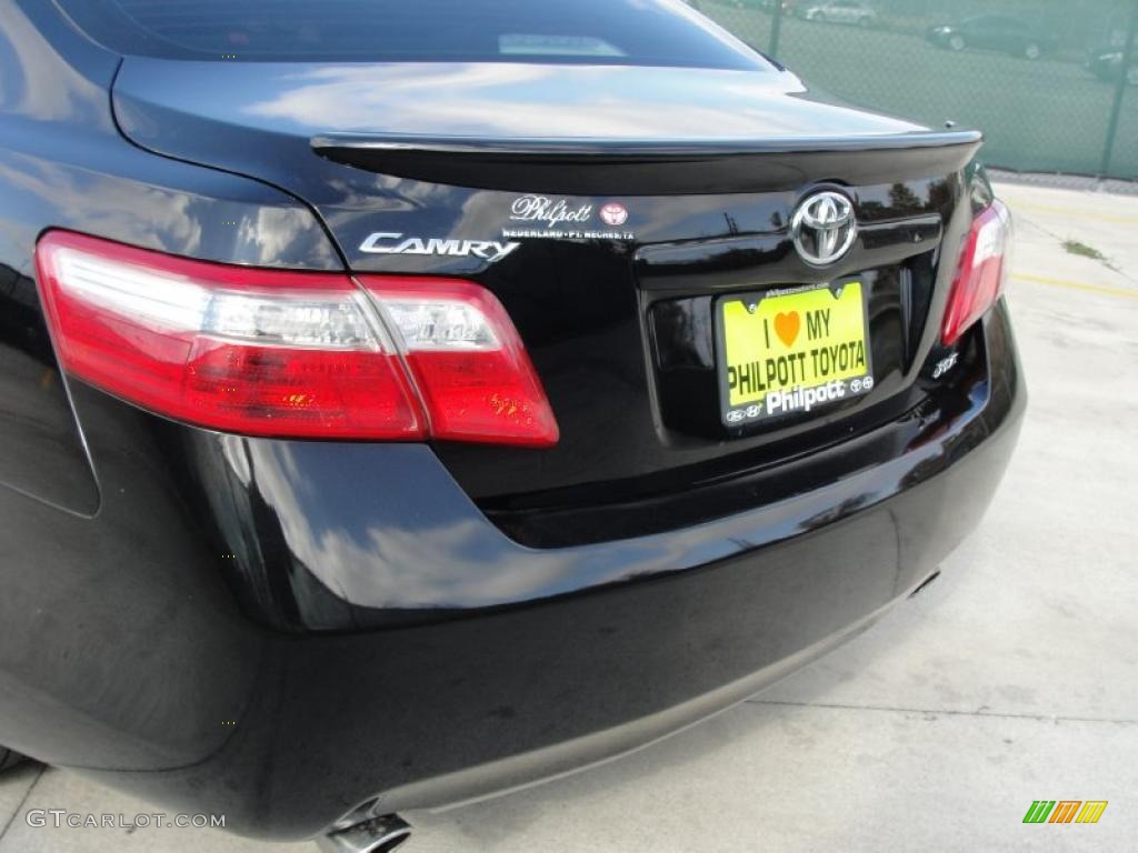 2007 Camry XLE V6 - Black / Ash photo #20