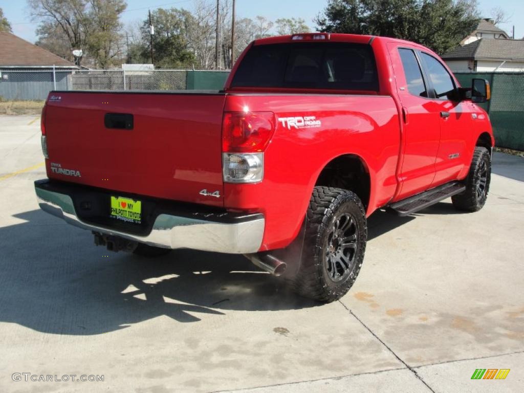 Radiant Red 2007 Toyota Tundra SR5 TRD Double Cab 4x4 Exterior Photo #42856446