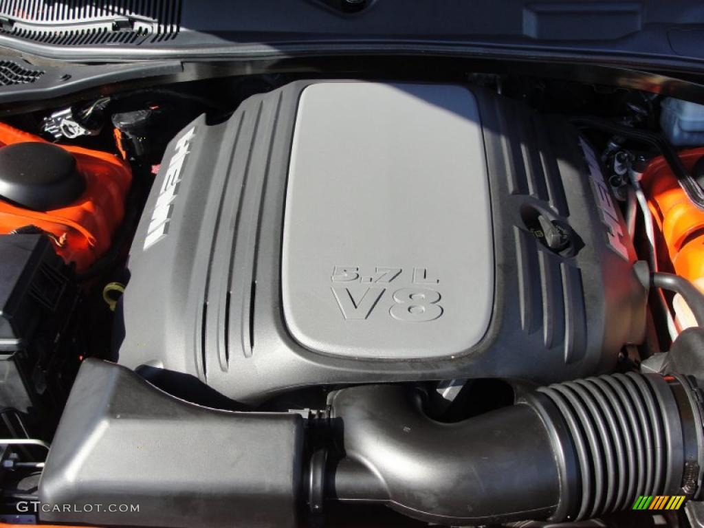 2009 Dodge Challenger R/T 5.7 Liter HEMI OHV 16-Valve MDS VVT V8 Engine Photo #42857586