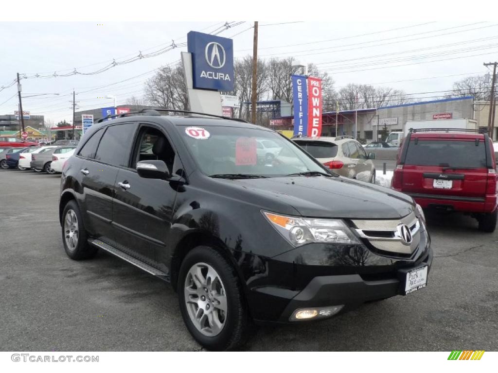 2007 MDX Technology - Formal Black Pearl / Ebony photo #1