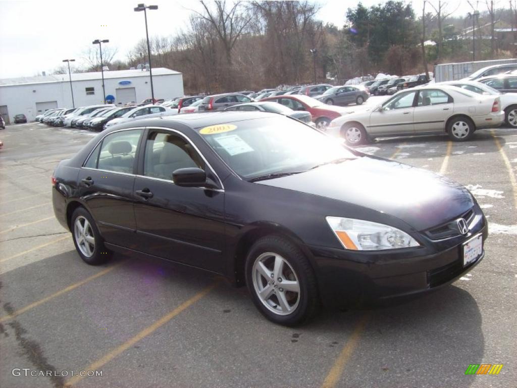 2003 Accord EX-L Sedan - Nighthawk Black Pearl / Ivory photo #1