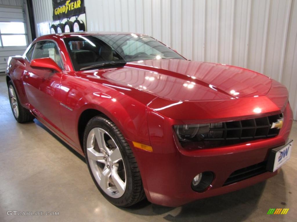 2010 Camaro LT/RS Coupe - Red Jewel Tintcoat / Gray photo #1