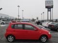 2005 Victory Red Chevrolet Aveo LS Hatchback  photo #2